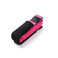 淋漓瑜伽拉力帶一字馬訓練劈叉拉伸帶橫叉舞蹈練功彈力帶軟開(kāi)度拉筋帶 玫紅