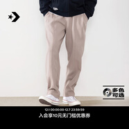 匡威（Converse）官方 秋冬新品男簡(jiǎn)約星箭插扣腰帶直筒褲長(cháng)褲M(mǎn)CJ130 MCJ130-X9V S (165/74A)
