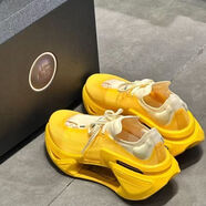 LI NING李寧同款飛電大小絕影3代跑步鞋夏季男款學(xué)生跑鞋競速減震網(wǎng)面透 李寧大絕影3.0_黃色鏤空+碳板 35