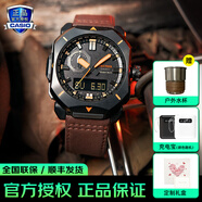 卡西歐（CASIO）【圣誕節禮物】手表送男生protrek太陽(yáng)能智能運動(dòng)日韓石英表腕表 PRW-6900YL-5城市森林阻燃表帶