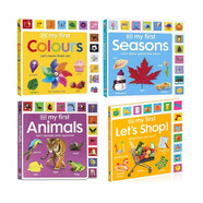 英文原版 DK Baby Touch and Feel/DK my first Words 兒童寶寶觸摸書(shū) DK花邊書(shū)啟蒙單詞書(shū) 紙板書(shū)認知 情商情感培養 兒童性格培養 綠山墻 DK my first