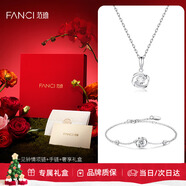 Fanci范琦一見(jiàn)鐘情項鏈女手鏈女友輕奢高級感圣誕禮物項鏈+手鏈