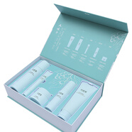 無(wú)限極;（INFINITUS）新款無(wú)限極護膚品心維雅保濕補水滋潤化妝品洗面奶潤膚露 潔面+水+精華+眼霜+面霜(套裝禮盒)