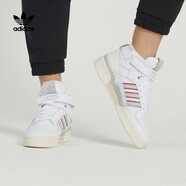 阿迪達斯【滔搏運動】adidas阿迪達斯三葉草中性FORUM MID休閑鞋 H03434 35.5