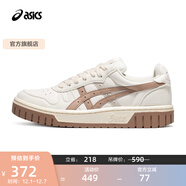 亞瑟士ASICS男鞋女鞋運動(dòng)休閑鞋復古籃球鞋百搭板鞋 COURT MZ 白色/棕色 38
