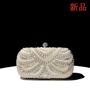 CALCULAT&KEENCK2025新款手拿包宴會(huì )名媛手抓包禮服包包旗袍包鑲鉆晚宴包小手包 七夕情人節禮物包包香檳單面釘珠