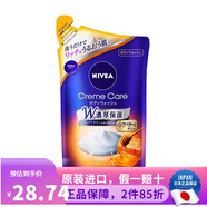 日本原裝  nivea 妮維雅身體清潔保濕止癢滋潤沐浴露沐浴液 意大利高級蜂蜜香 補充裝 360ml