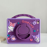 印之印新款小米77pro平板保護殼6SPro保護套pad7pro適用小米5防摔5Pro紅米平板redmipadpro硅膠redmipads 旋轉筆槽單手提深紫色好運庫洛米 紅米RedmiPadSE11英寸