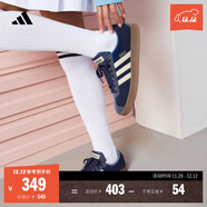 adidas「T頭鞋」VL COURT復古休閑板鞋德訓鞋男女阿迪達斯輕運動(dòng) 深藍/暖香草色/灰藍   39