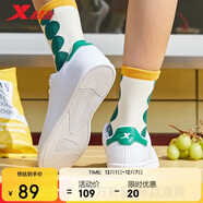 特步情侶男女鞋板鞋小白鞋秋冬保暖防滑耐磨板鞋男休閑鞋