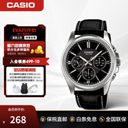 卡西歐（CASIO）男士手表 商務(wù)通勤夜光三眼表盤(pán)防水石英指針考試腕表 禮物送男友 MTP-1375L-1AVDF