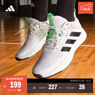 adidas OWNTHEGAME 2.0低幫團隊款實(shí)戰運動(dòng)籃球鞋男子阿迪達斯 白/黑/綠   40.5