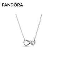 潘多拉（PANDORA）[新年禮物]閃亮永恒符號項鏈頸飾簡(jiǎn)約小眾銀色生日禮物送女友 閃亮永恒符號頸鏈 50cm