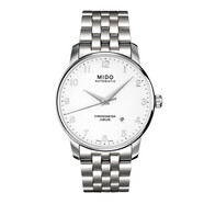 美度（MIDO）瑞士手表 貝倫賽麗Jubilee系列 80小時動力 鋼帶自動機械表男表 簡約銀盤M8690.4.11.1