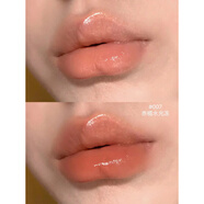 美寶蓮（MAYBELLINE）新品 紐約008玻尿酸嘟嘟棒鏡面唇蜜水潤玻尿酸冰透粉 007#赤橘水光凍 低飽和白桃布丁