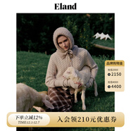 ELAND衣戀羊毛針織衫女棉花糖保暖毛衣25秋冬新款上衣 燕麥色(33)EECKF11R31 S /160