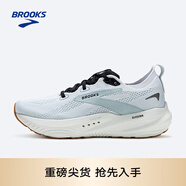 布魯克斯（BROOKS）GLYCERIN甘油22  跑鞋男子經(jīng)典緩震運動(dòng)跑步鞋 男款 光亮白/冬季藍/黑色 42