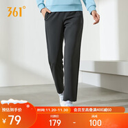 361°運動(dòng)褲子女秋冬季跑步寬松戶(hù)外休閑褲直筒長(cháng)褲衛褲662434710D