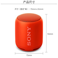 索尼（SONY）Sony/索尼SRS-XB10無(wú)線(xiàn)藍牙音箱迷你戶(hù)外NFC小音響防水低音炮 紅色   官方標配