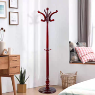 接運貓包郵三強819時(shí)尚創(chuàng  )意環(huán)保實(shí)木衣帽架落地式臥室內立式晾衣掛衣架 SQ-10圓盤(pán)色