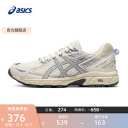 亞瑟士ASICS跑步鞋女鞋網(wǎng)面透氣運動(dòng)鞋越野跑鞋 GEL-VENTURE 6 白色/灰色 37.5