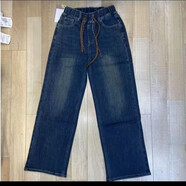 彈力高腰牛仔褲女2025冬季加絨加厚大碼修身顯瘦寬松哈倫蘿卜褲女 625不加絨 29