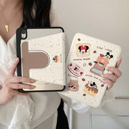 榮耀原裝適用飛天女警華為matepadpro11保護套matepad11.5s保護殼SE新款2024平板包榮耀x8pro旋轉air帶 炫酷黑【TDL米奇蛋糕X188#黑】360°旋轉 華為MatePad 10.8英寸