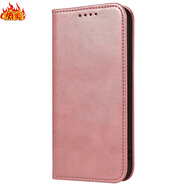 【品質(zhì)原裝】適用蘋(píng)果16e翻蓋手機殼iphone15plus掀蓋保護套皮革1 粉紅色 iPhone_6s_Plus