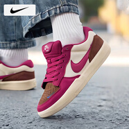 耐克（NIKE）男鞋子男 25冬季新款透氣耐磨運動(dòng)鞋帆布小白鞋減震滑板鞋休閑鞋 104-玫紅紫/曬圖退10 41 （內長(cháng)260mm）