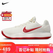耐克NIKE男子籃球鞋 HYPERDUNK 2017 LOW 運動(dòng)鞋IB4638-161米白紅44.5