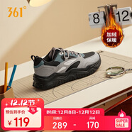 361°運動(dòng)鞋女冬季加絨復古棉鞋情侶厚底休閑老爹鞋子女682446738-2