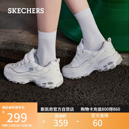 斯凱奇（Skechers）女鞋秋季厚底老爹鞋百搭熊貓鞋軟底舒適外穿休閑運動(dòng)鞋11959