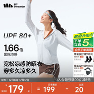 蕉下（beneunder）防曬衣女春夏涼感防紫外線(xiàn)新款AL818銀河灰M