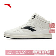 安踏（ANTA）男板鞋 象牙白/基礎黑-1 39 (男6.5)