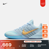 耐克薩布麗娜3男女舒適耐磨籃球鞋冬季實(shí)戰NIKE SABRINA 3 HF2882 400冰川藍/金屬金/淺軍械藍 43