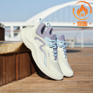 361°運動(dòng)鞋女秋冬季保暖網(wǎng)布輕便減震通勤休閑跑步鞋子女682232210-5