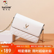 啄木鳥(niǎo)（TUCANO）包包女款2025年牛皮鏈條小方包單肩斜挎包圣誕新年生日禮物送女友