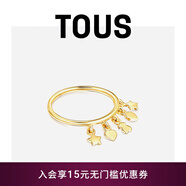 TOUS【圣誕禮物】  桃絲熊COOLJOY戒指925銀鍍金氣質(zhì)指環(huán)女情侶禮物 14