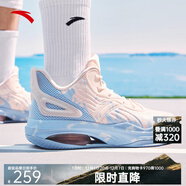 安踏KT3 team｜籃球鞋男秋冬季湯普森防滑減震男戶(hù)外實(shí)戰比賽運動(dòng)鞋子 【KT team二代】嬰兒粉/瀑布藍-4 44.5