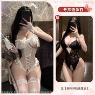 曼煙性感2025新款兔女郎睡衣大尺度制服戰袍誘惑裝女qqny [甜美兔女郎]送模特襪+[開(kāi)扣連體 均碼[建議體重80-120斤]