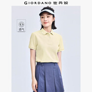 佐丹奴polo衫女夏季翻領(lǐng)上衣珠地布修身短袖POLO衫女05311399