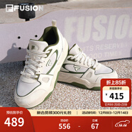 斐樂(lè )（FILA） FUSION斐樂(lè )潮牌女鞋【章昊同款】BANK III滑板生活鞋酷板鞋3代 雪白/青醬-SD 35.5