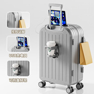 小米（MI）生態(tài)鏈同款行李箱新款拉桿箱密碼箱萬(wàn)向輪學(xué)生大容量結實(shí)耐用旅行 B218星空灰單箱 20英寸 【直接登機】適合1-2天出行