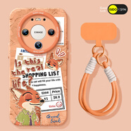 艾思度朱迪尼克適用華為mate80pro手機殼mate70的卡通新款mate50新年保護套70pro+全包40小眾感硅膠50摔3 【畫(huà)尼克-星宇橙+手腕掛繩】硅膠軟殼鏡頭全包 華為_(kāi)Mate_20_Pro