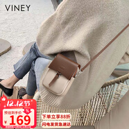 viney牛皮手機包洋氣包包女包品牌單肩斜挎包生日禮物高級感送女友老婆