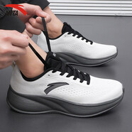 安踏（ANTA）凌空丨男鞋輕質(zhì)緩震跑步鞋舒適網(wǎng)面慢跑鞋黑色運動(dòng)鞋旅游鞋