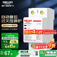 德力西（DELIXI） 自復式過(guò)欠壓保護器1P+N兩相四線(xiàn)過(guò)欠壓保護DZ47SGQR斷路器 1P+N 63A