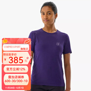 COMPRESSPORT跑步 Performance 短袖 III 女 SS Tshirt 深紫 S