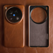 X油蠟紋真皮手機殼新款mate60pro+商務(wù)簡(jiǎn)約個(gè)性小眾mate70軟皮質(zhì)小牛皮全包防摔保護套 5207#黃棕｜頭層牛皮-軟邊全包款 華為_(kāi)Mate_70_Pro+