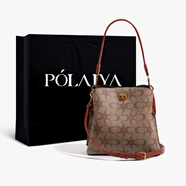 珀萊雅【趙露思同款】包包百搭休閑腋下包2026新款時(shí)尚水桶包單肩斜挎包 棕色